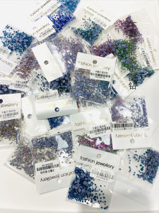 Vòng Đá Rhinestone Không Sút Đá Dụng Cụ Làm Đáy Tóc Màu Sắc Phẳng Đá Rhinestone Tròn Nhỏ Đá Rhinestone Phụ Kiện Tích Hợp