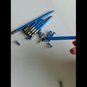 6-Piece Magnetic Anti-Slip Screwdriver Bits 1/4 inch Hex Shank PH2 Phillips Screw Head 25-150mm Long Electric Cross Drill Bit Set