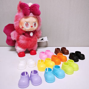 For Labubu Shoe Accessories 15cm - 17cm Pink Shoes for Girls Labubu Universal Shoes