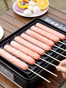 Hot dog Making Sausage Grill Commercial Non-stick hotdog maker grille suitable for gas stoves