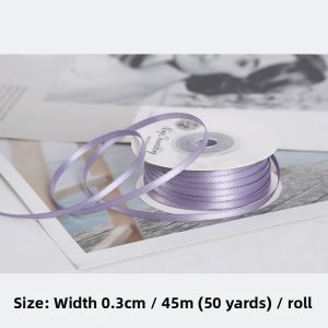 NingChu Ribbon | Encrypted High Density Double-sided Polyester Satin Ribbon 3mm