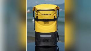 NEWBOLER | NEWBOLER 35L PVC Waterproof Dry Bags With Wet Pocket Backpack For Kayaking Boating Swimming Outdoor Sports Bag