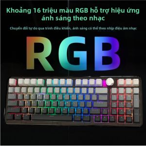 JIAGONG | Bộ Bàn Phím Cơ Không Dây 2.4G Bluetooth AI Thông Minh Ba Chế Độ