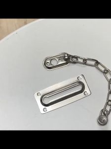 Marino โซ่คล้องประตู โซ่ล็อคประตู แบบติดผนัง ไม่มีน็อตและสกรูแถมไป (No. Y1659)