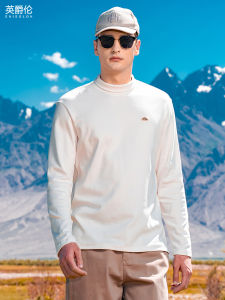 Enjeolon | Antibacterial Double-faced Devoe Semi-High Collar Long Sleeve Thick T-Shirt