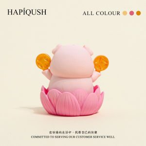 [Fortune Lotus] Rotatable Pig Small Ornaments Office Bring In Wealth and Treasure Station Cure Mood Stability Girls Gifts