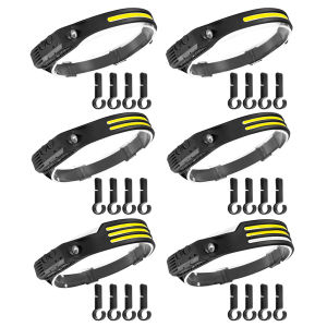 【Fast delivery】 ไฟหัวคาด LED ชาร์จไฟได้พร้อมเซ็นเซอร์ตรวจจับการเคลื่อนไหว สำหรับตั้งแคมป์และเดินป่าในเวลากลางคืน