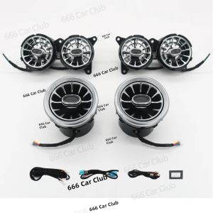 Đèn LED Thông Gió Cho Mercedes Benz W222 S-Class Đèn Viền RGB 7/64 Màu Sắc Có Thể Điều Chỉnh Trang Trí Nội Thất Kiểu Vòi Tuabin Lắp Đặt Lại