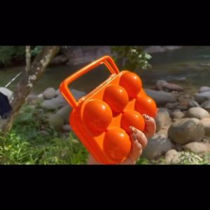CAMPINGGO Outdoor Camping Egg Storage Tray Box For Eggs Waterproof Shockproof Telur Simpanan