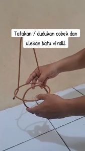 Tatakan Cobek Batu & Ulekan Desain Elegan