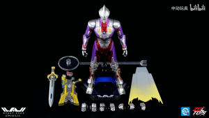 ZD Toys Netflix Ultraman Suit Anime Series Action Figures - Tiga  Tsuburaya Productions