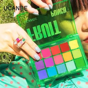 Green Living Childrens Special 15 Colors Matte Eyeshadow Palette Earth Tone Cool Macaron Multi-color Long-lasting Natural