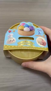 Blind Box 5.5cm Simulated Dumpling Squishy Relaxing Relieve Anxiety Antistress Enhance Happiness Rebound Squeeze Reliever Toy
