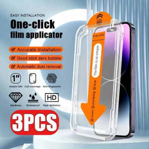 1-3Pcs Easy Installation Screen Protector Tempered Glass For Samsung A56 A55 A36 A57 A35 A26 A17 A16 A15 A14 A13 A12 A24 A71 A73