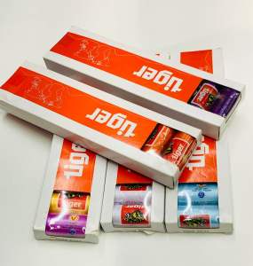 Combo 10 ống chỉ tốt hiệu Tiger 10 màu cơ bản không có mảu đen và trắng