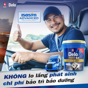 Caltex Delo 400 SLK 15W40 CK-4 - Dầu động cơ Diesel (Can 5L/ Can 18L)