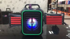 HARPMAN Portable Speaker 6.5 inch wireless 15W Speaker Box PA System With Handheld Wireless Mic Bluetooth USB