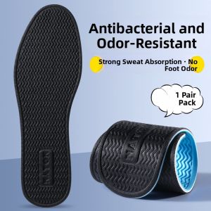 LINGMIAO | Ultra Thin Latex Breathable Anti-Slip Anti-Odor Absorbent Insoles
