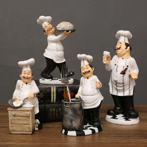Creative Kitchen Chef Resin Decorative Piece