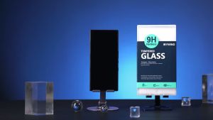 IBYWIND Tempered Glass Screen Protector For  ZTE Nubia RedMagic 9 Pro / 9 Pro+ / 10 Pro / 10 Pro+ 5G (2Pcs) with camera lens protector