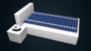 Air Bed With Pump Air Mattress Patient Elderly Care Air Mattress For  Bed Single Turn-over Fluctuation Inflatable Mattress Bed Wear-Resistant and Durable 气垫床