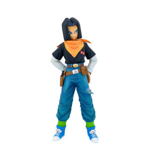 Bandai | 24CM Anime Dragon Ball Z Android 17 18 Figure Android 18 PVC Action Figures Collection Model Toys for Children Christmas Gifts
