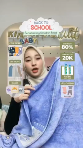 Handuk Bayi Handuk Anak Mandi Bath Towel Motif Karakter Lembut Lucu