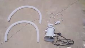 : Ori Bestway 58381Flowclear Filter Pump Filter For Most of the Ground Swimming Pool Filter Kolam Renang Penapis Air Swimming Pool Water Filter Pump (330gal)