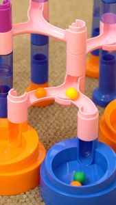 Đồ chơi lắp ghép mô hình mê cung đường bóng cho bé Mideer Track Ball Blocks - Crossing the Maze