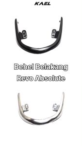 Behel Belakang Karet Alumunium Honda Revo Absolute 110 ABS Handle Hendel Handel Hendle Pegangan Tangan Begel Breket Bracket Besi Jok Jox