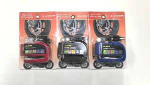 Motorcycle Alarm Lock Motorbike Anti-theft Lock Wheel Disc Brake Security Safety Siren Lock