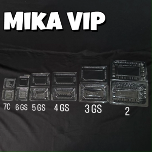 Mika Kue Plastik VIP Ukuran VX-2 Isi 50 Pcs / Mika Sedang / Mika Tebal