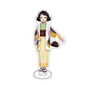 Bandai | 16CM Acrylic Anime Hình Đứng Cho Dekin No Mogura Maki Kuriaki & Kirihara Yaeko Cosplay Đồ Trang Trí Quà Tặng Sưu Tập Phụ Kiện