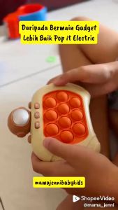 Mainan Anak Game Viral Pop It Elektrik Fidget Toys Led Motif Karakter