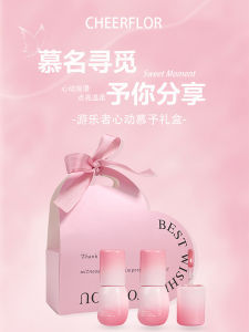 Cheerflor Lip Glaze Set Gift Box Mirror Shine Birthday Gift for Bé Gáifriend Best Friend Universal Lip Gloss Lip Glaze Lip Glaze