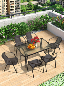 ST MIRREN | Outdoor Garden Chair Single Seater with Backrest