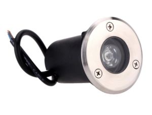 Lampu Lantai Led Tanam 1 Watt 1W Nyala Kuning