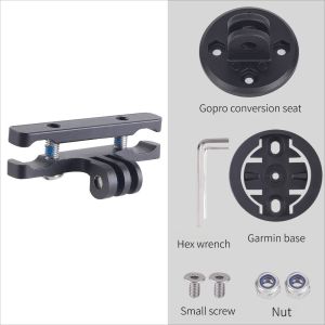TOOPRE | Aluminum alloy lamp holder for bicycle saddle rail mounting bracket suitable for Garmin Varia series rear tail light racks