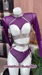 BABY FACE ชุดนอนเซ็กซี่ ชุดนอนเซ็กซี่สุดยั่ว ชุดลูกไม้ซีทรู ☃ M-5XL | 40-100กก. S-816