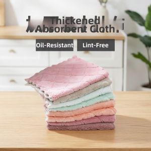 YUYOU | Large Thick Double-Sided Coral Fleece Dish Cloth