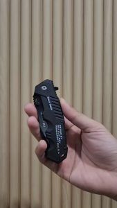 มีดพับ Black Sable   มีดพับเดินป่า แข็งแรง เหล็กหนาทนทาน ขนาดพอดีมือ ใช้งานดีเยี่ยม เปิดคมแล้วคมกริบ