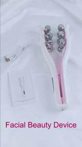 foreverlily | Elecrtic Facial Beauty Device 3 Gear Adjustable Roller Massager Face Slimming Double Tool Massager Home Beauty Wireless Use