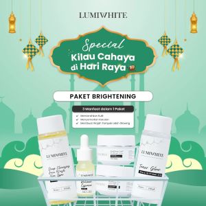 LUMIWHITE PAKET BRIGHTENING LENGKAP FACE WASH - TONER - RETINOL/SERUM - DAY CREAM - NIGHT CREAM / KRIM BPOM skincare gratis lipstick