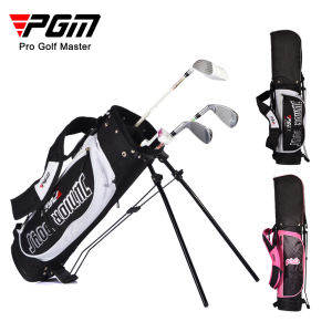 PGM lightweight balck and pink golf stand bag for 3 to 12 years old kids