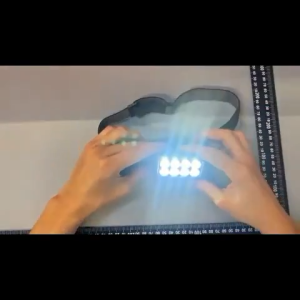 Powerfu Adjust 8 Led Front Headlamp IPX4 Waterproof Headlamp Built-in Battery Rechargeable Headlight 5 Modes Head Light Hiking Camping