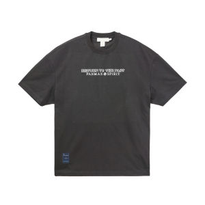 เสื้อยืดแขนสั้นผู้ชาย Panmax ไซส์ใหญ่พิมพ์ลายตัวอักษร ระบายอากาศได้ดี แห้งเร็ว ป้องกันแบคทีเรีย ทรงหลวม ผ้าฝ้าย ฤดูร้อน