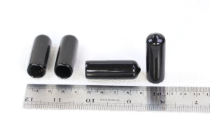 5 Pcs Soft PVC Cable End Cap Sealing 15mm Hitam