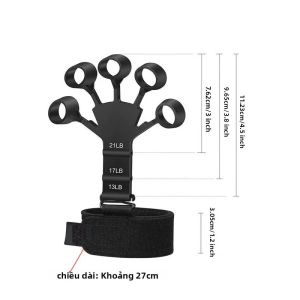 Silicone Grip Huấn Luyện Cho Tay Tăng Cường Viêm Khớp Tập Thể Dục Ngón Tay Miếng Dán Giãn Nở Tay Cầm Bàn Chải Cho Vật Lý Trị Liệu