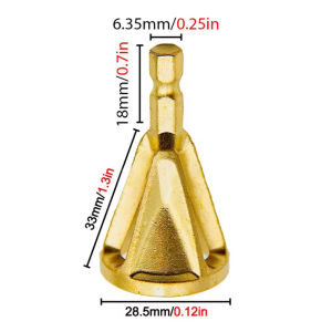 1PC Deburring External Chamfer Tool Stainless Steel Remove Burr Drill Bit for Grinding Angle Trimming Metal Deburr Screw Repair