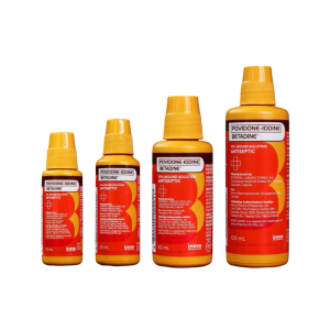 BETADINE Wound Solution 15ml | 25ml | 60ml | 120ml - Antiseptic for Wound Cleansing & Disinfection